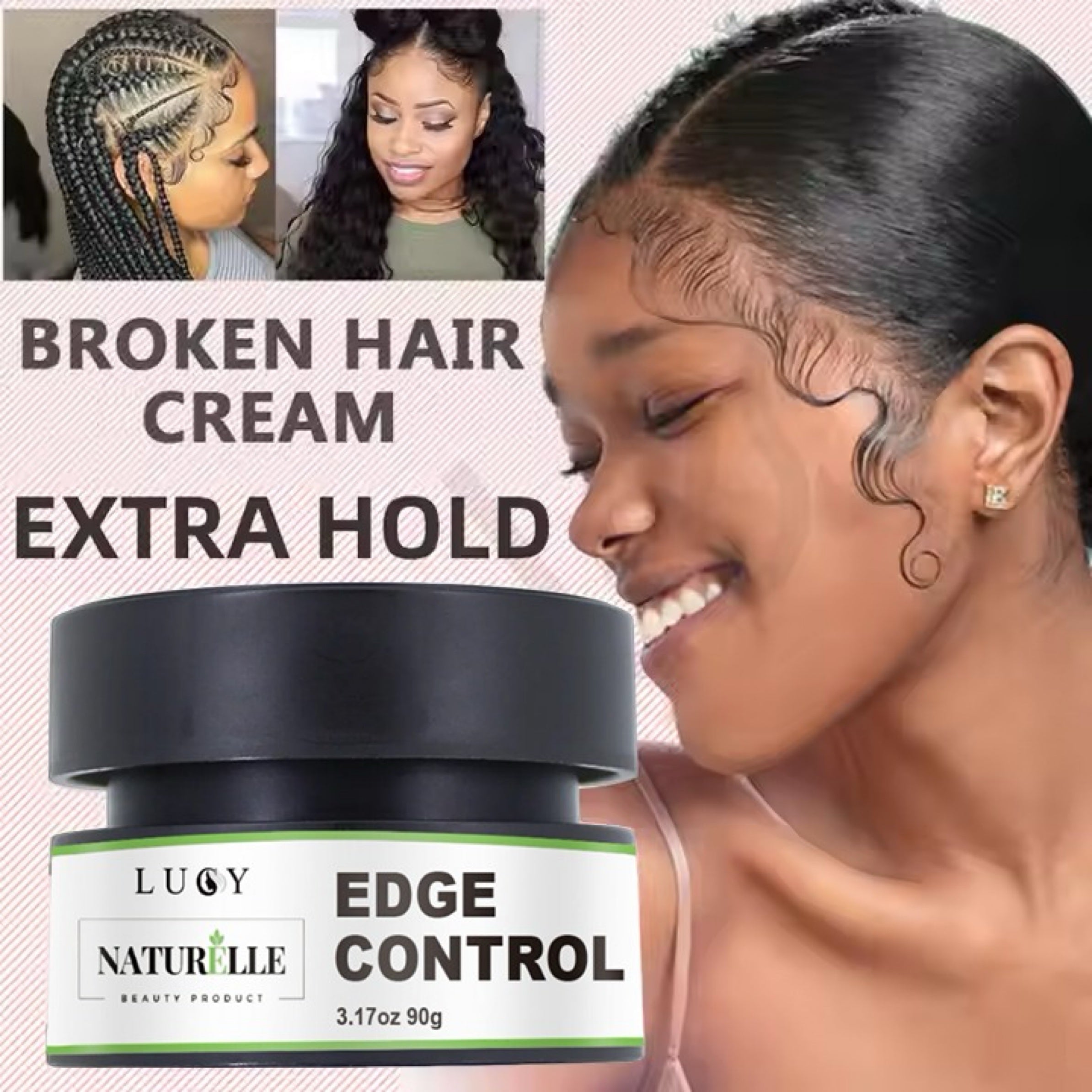 Edge Control extra hold for sleek edges and baby hairs