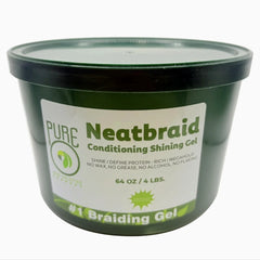 Pure O Natural Neatbraid Conditioning Shining Gel 64 oz tub