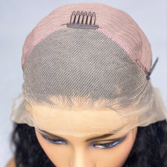 Unprocessed Brazilian Water Curl 13X4 HD Lace Wig